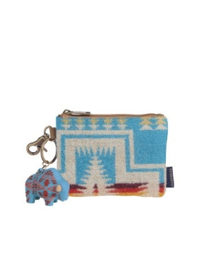 Pendleton Bison ID Pouch in Harding Turquoise
