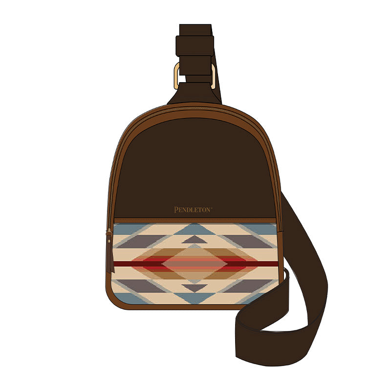 Pendleton Mini Sling Backpack in Wyeth Trail