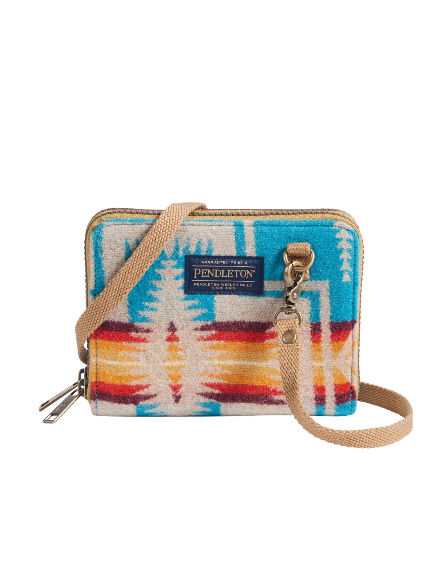 Pendleton Crossbody Organizer in Harding Turquoise