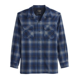Pendleton Men's Board Shirt in Navy Ombre