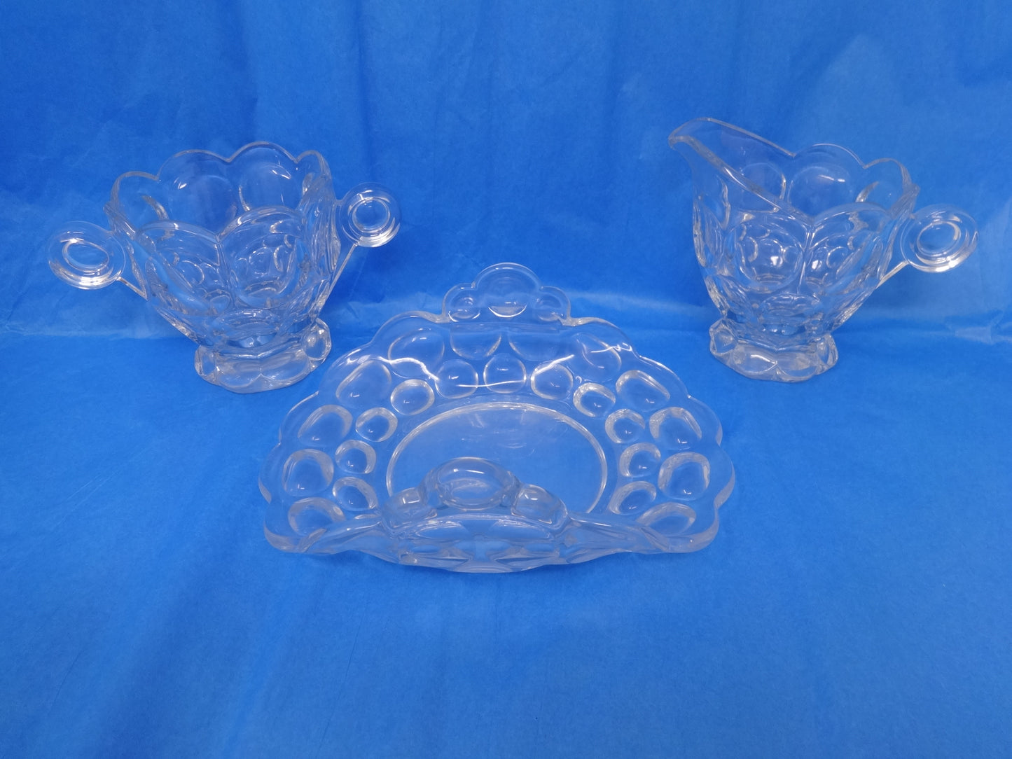 Heisey Whirlpool Pattern 3 pc Set