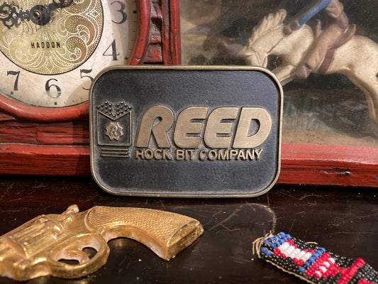 Reed Hock Bit Company Brass Belt Buckle