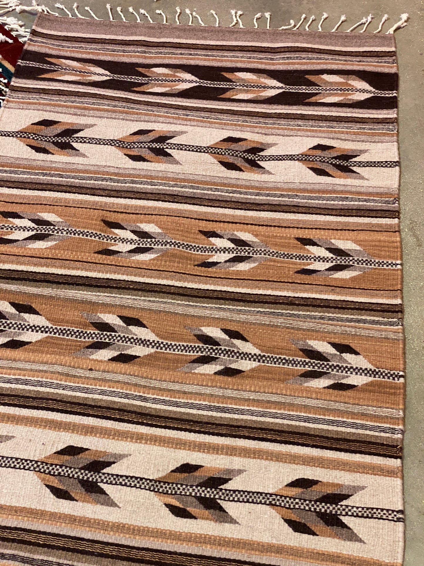Multicolor Hand-Woven Wool Rugs-Zapotec- 30"x60"