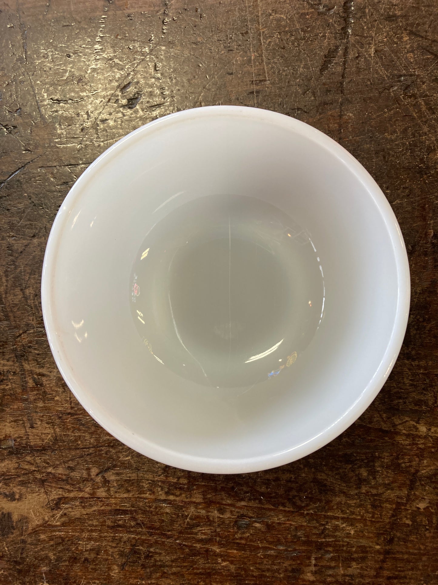Small White Anchor Hocking Bowl