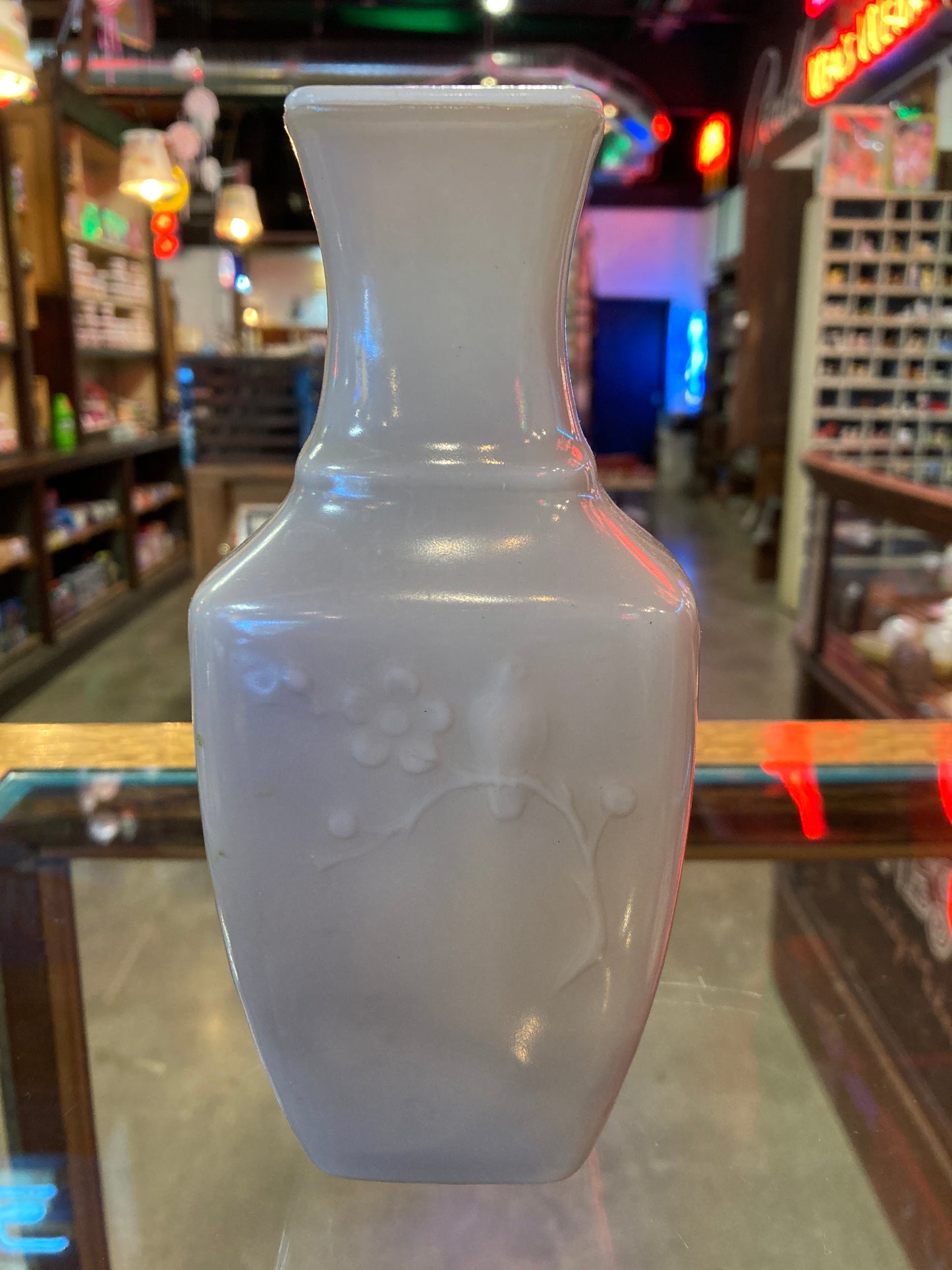 AVON Gray Japanese Style Vase