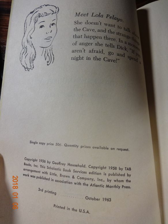 Mystery of the Spanish Cave by Geoffrey Household