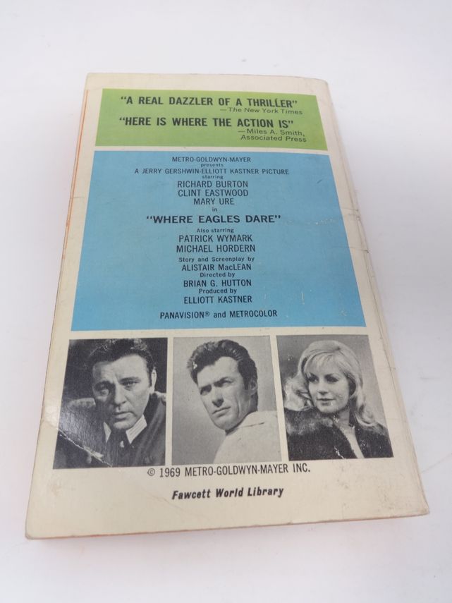 Where Eagles Dare by Alistair MacLean Book