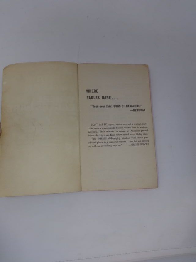 Where Eagles Dare by Alistair MacLean Book