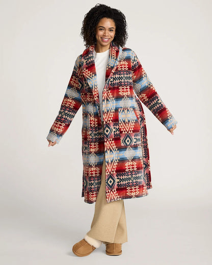 PENDLETON WOMEN'S DESERT SKY COTTON TERRY VELOUR BATHROBE