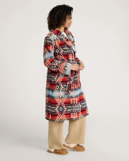 PENDLETON WOMEN'S DESERT SKY COTTON TERRY VELOUR BATHROBE
