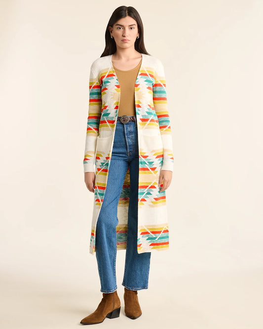 Pendleton Pacific City Duster in Soft Ecru Multi