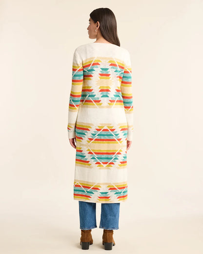 Pendleton Pacific City Duster in Soft Ecru Multi