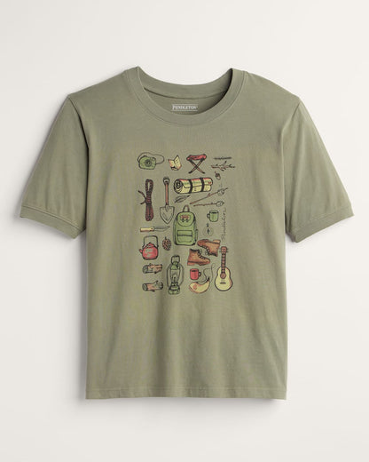 WOMEN'S RETRO GRAPHIC TEE