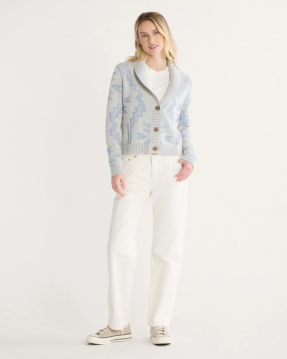 WOMEN'S PENDLETON TEXTURED COTTON CARDIGAN