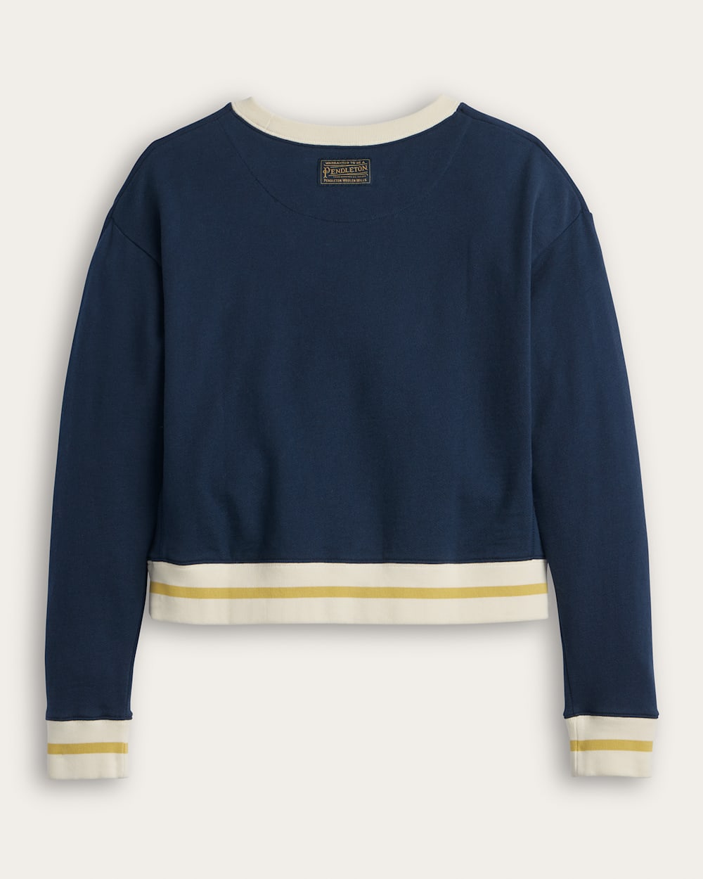 Pendleton Graphic French Terry Pullover in Navy