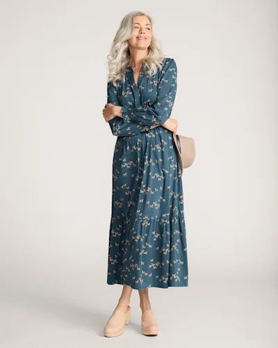 Pendleton Zoe Dress in Teal Wild Horses