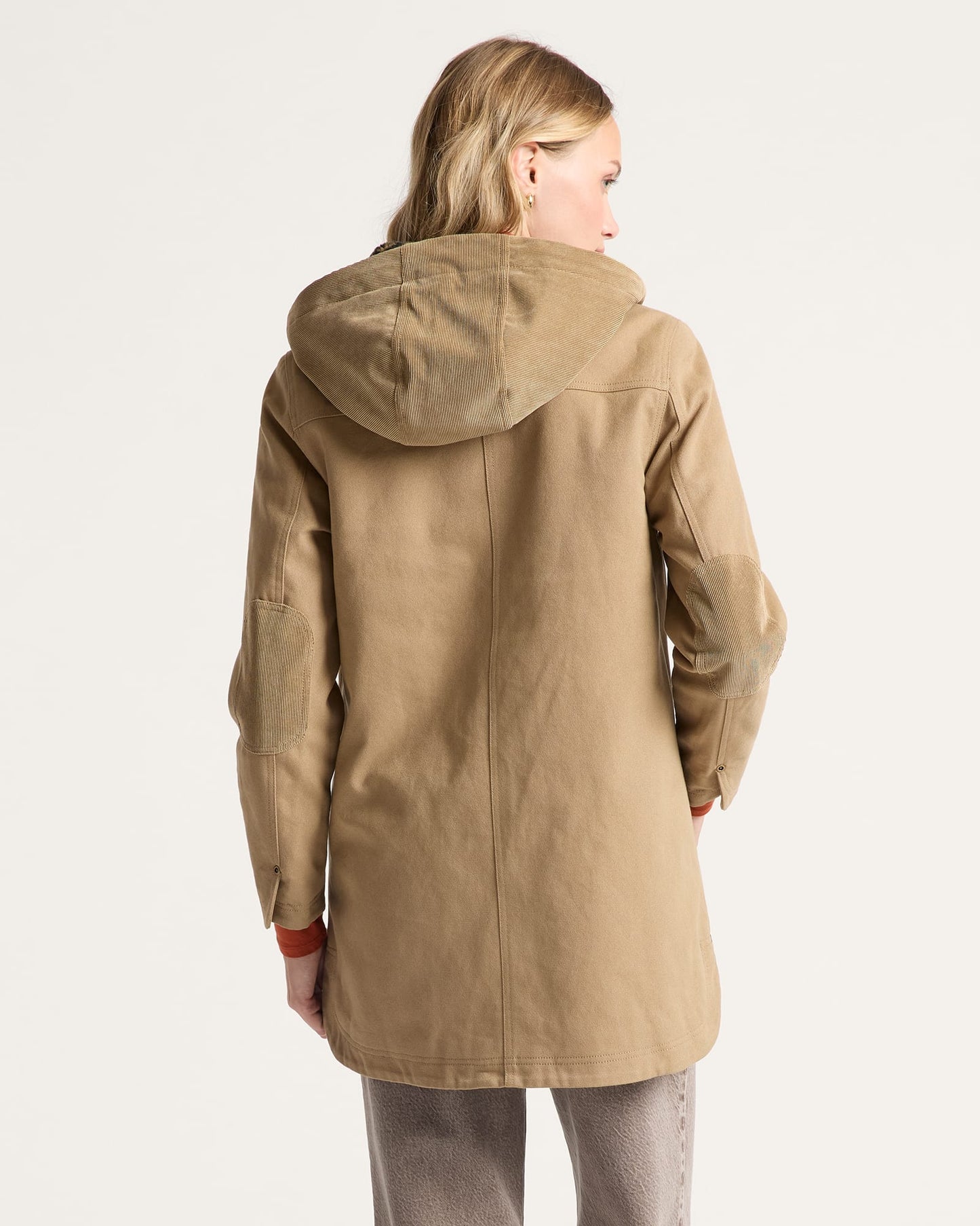 Pendleton Cedar Creek Canvas Cord Trim Parka in Old Oak