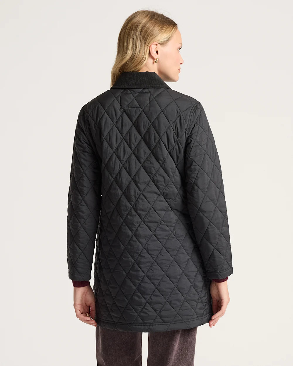 Pendleton Sun River Corduroy Accent Field Coat in Black