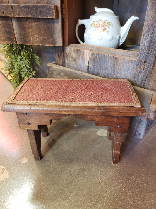 Vintage 1935 Footstool