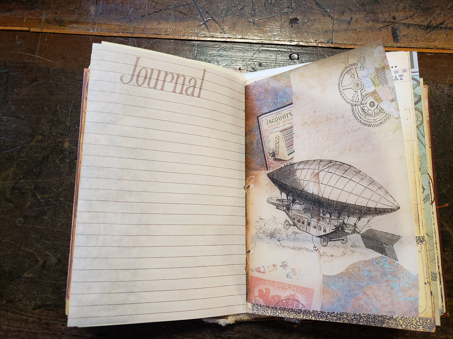 Steampunk themed Journal