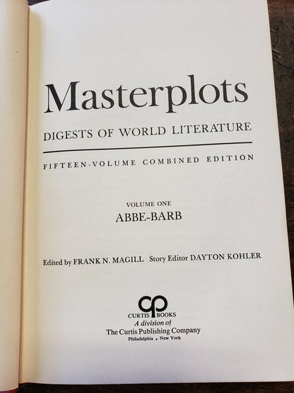 MASTERPLOTS Digest of World Literature