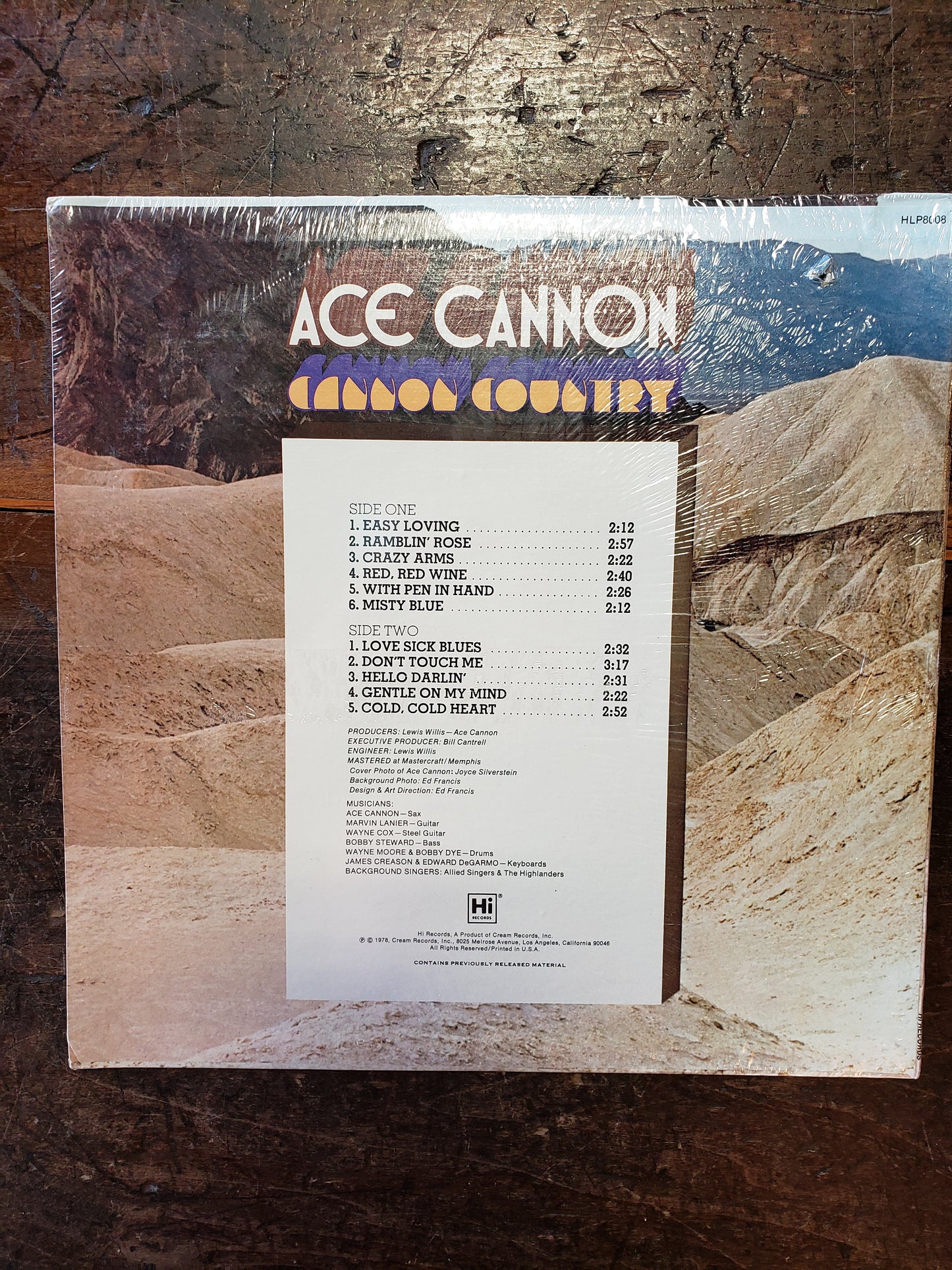 Ace Cannon, Cannon Country (Sealed Vinyl record)