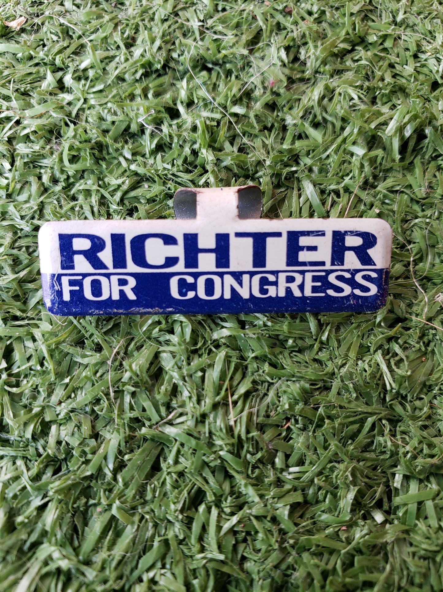 Richter for Congress political button