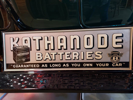 Kathanode Batteries sign