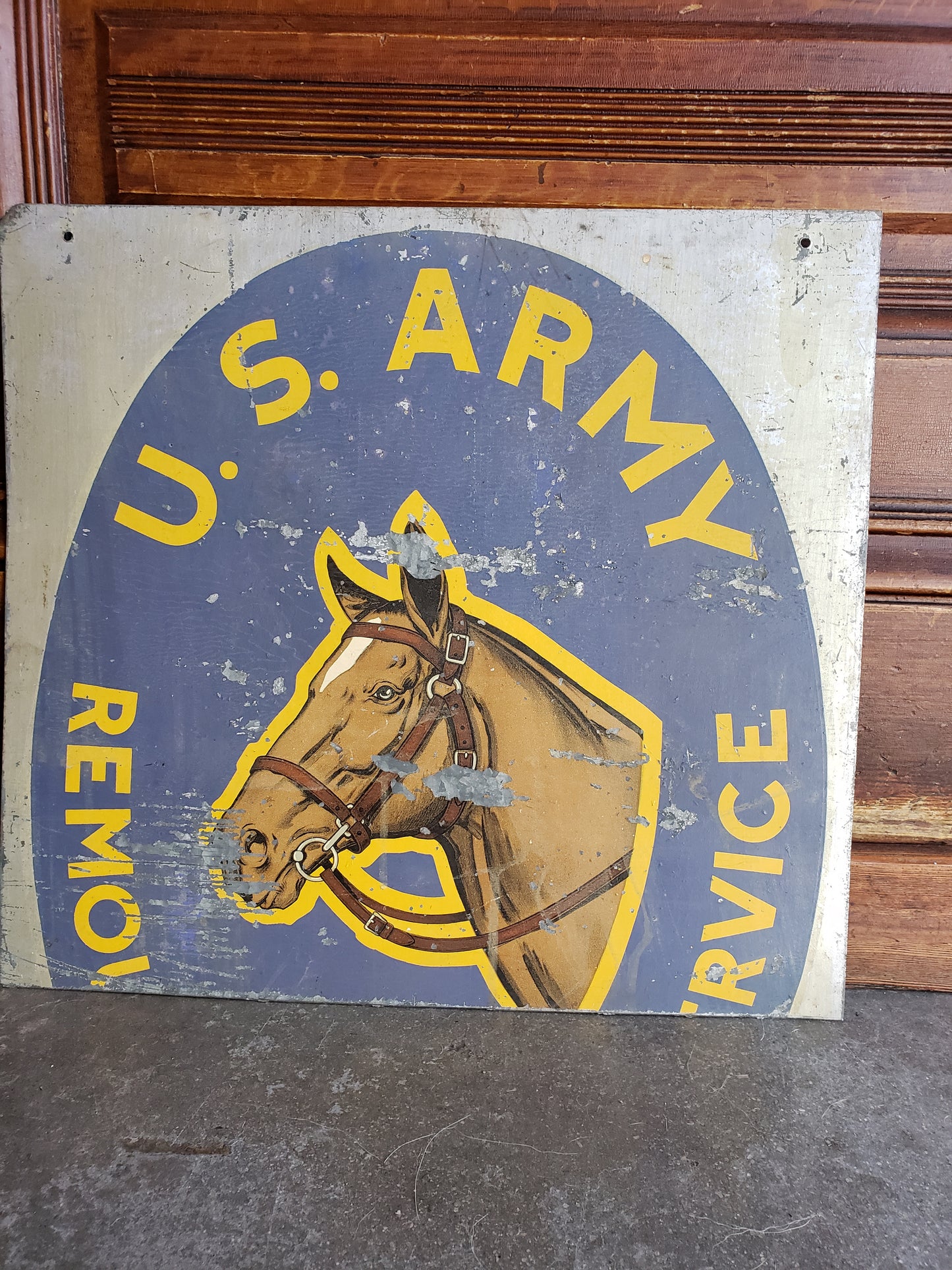 US Army Remount Service Sign