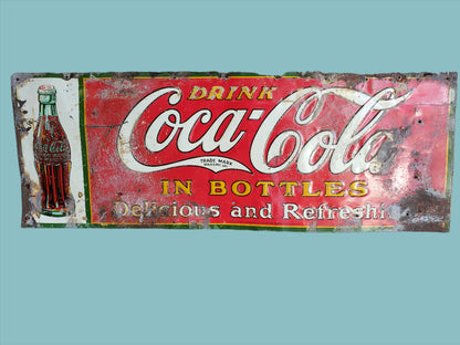 1931 Coca-Cola metal sign