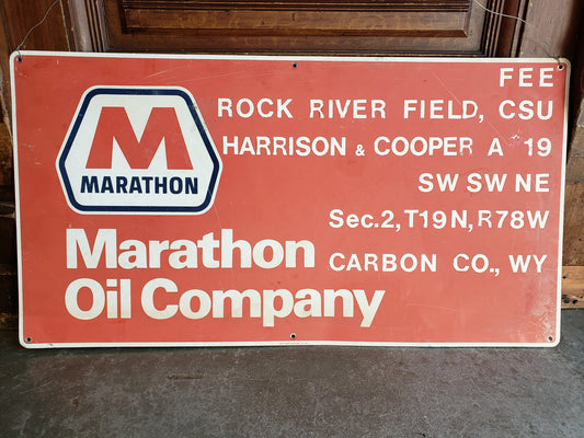 Marathon Oil Company sign