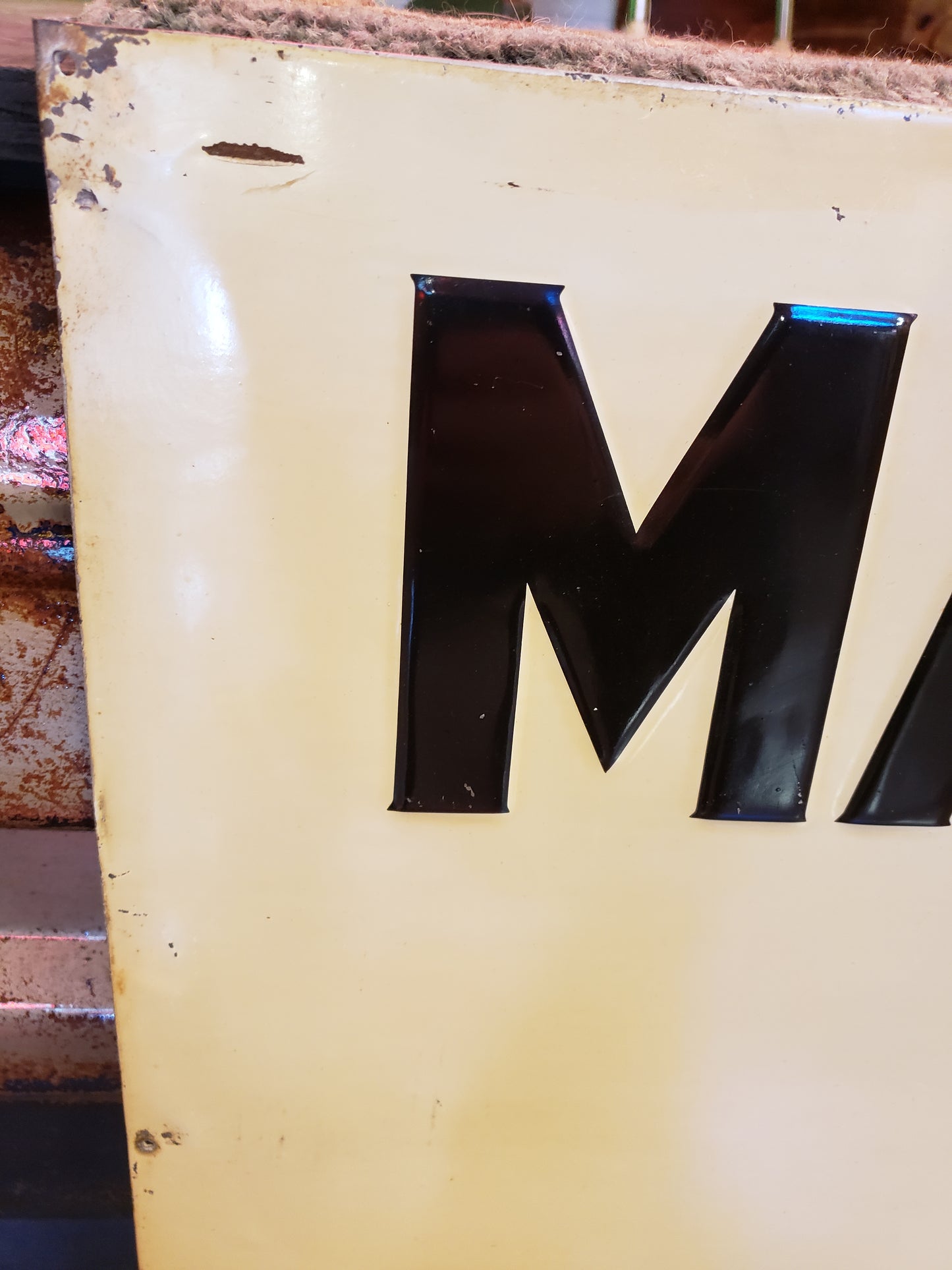 Marland Motor Oil sign