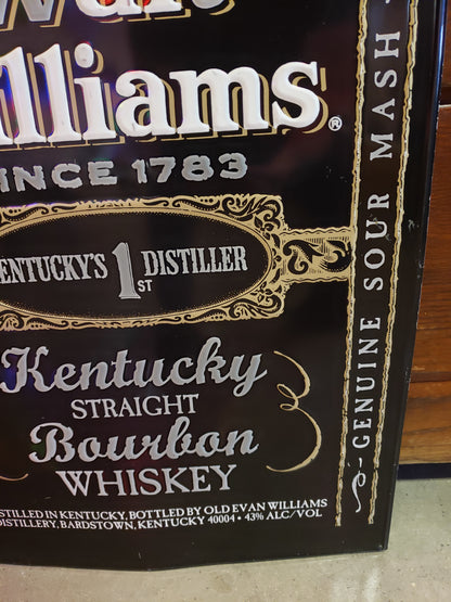 Evan Williams Whiskey sign