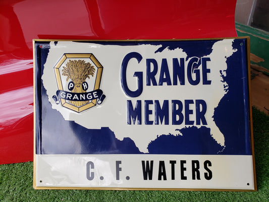 Grange Member sign