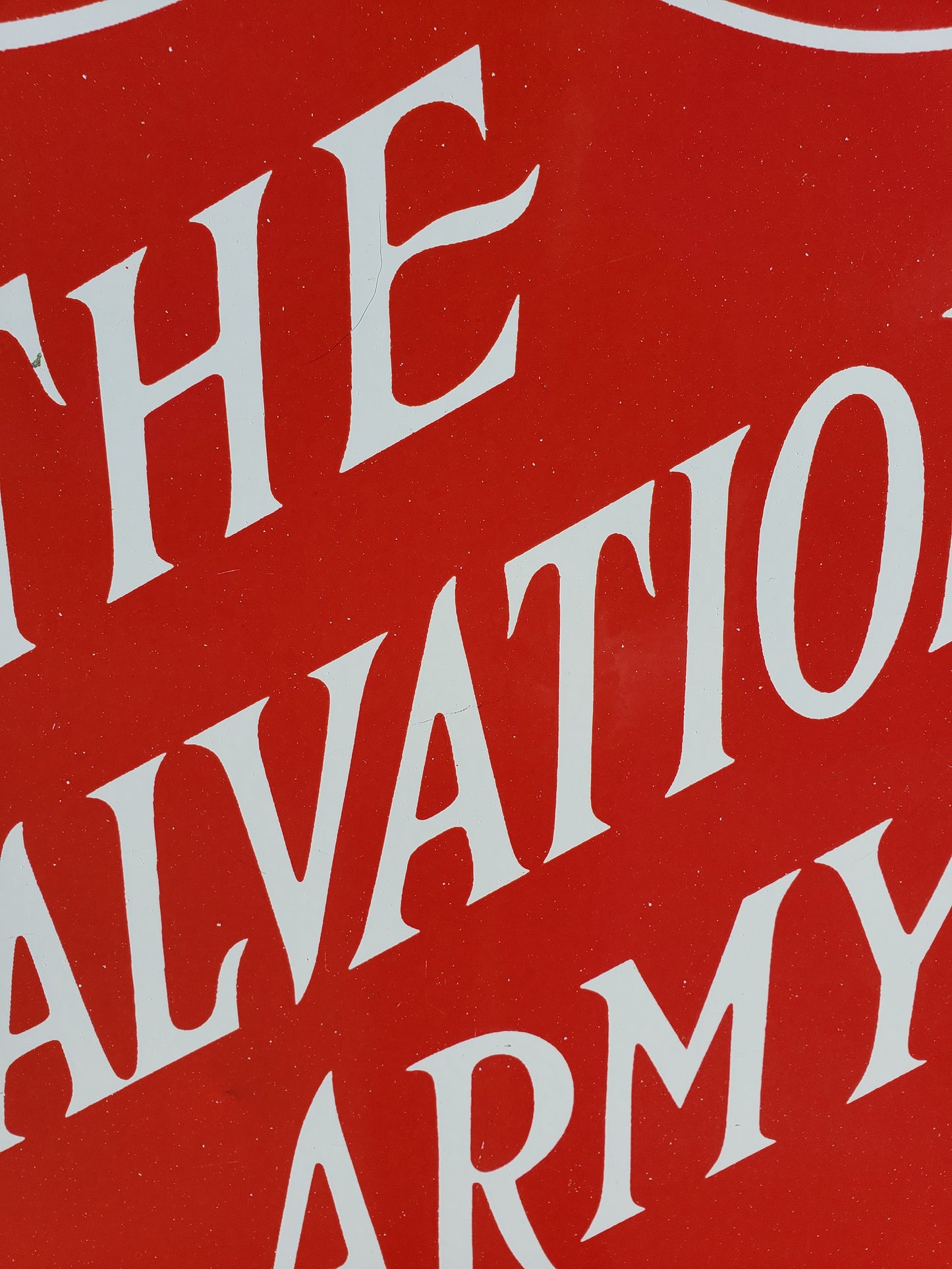 Salvation Army Porcelain Sign