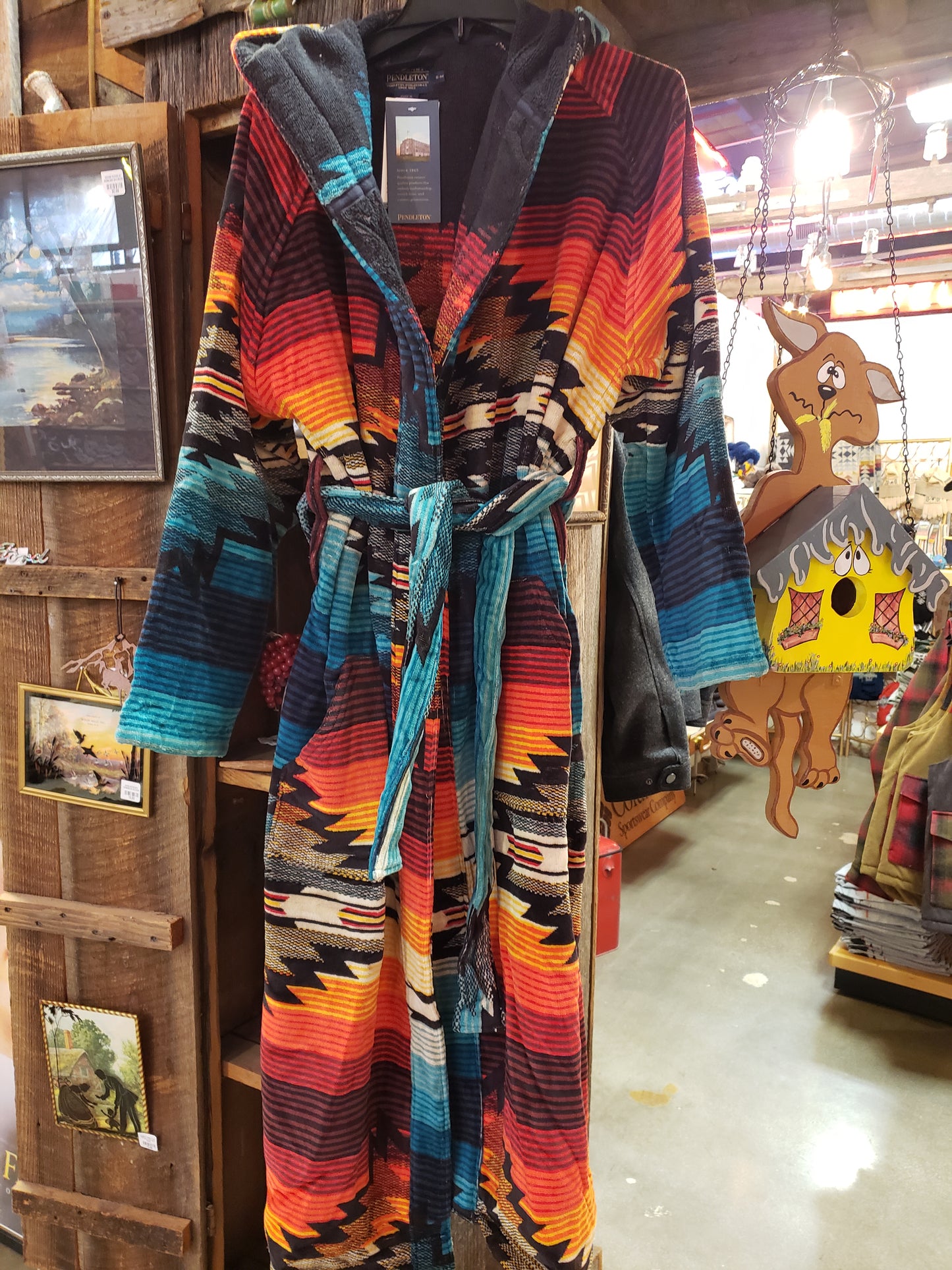 PENDLETON COTTON TERRY VELOUR ROBE