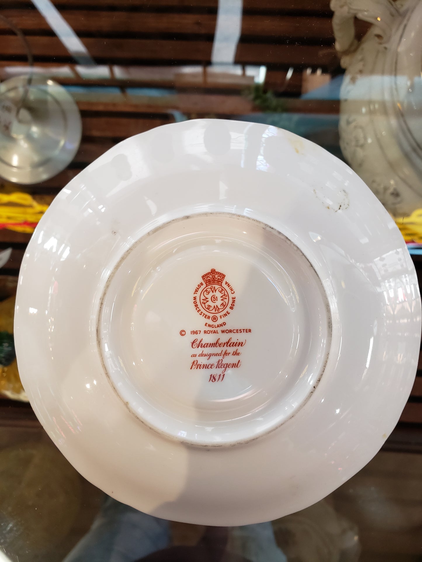 Royal Worcester Chamberlain bread & butter plate