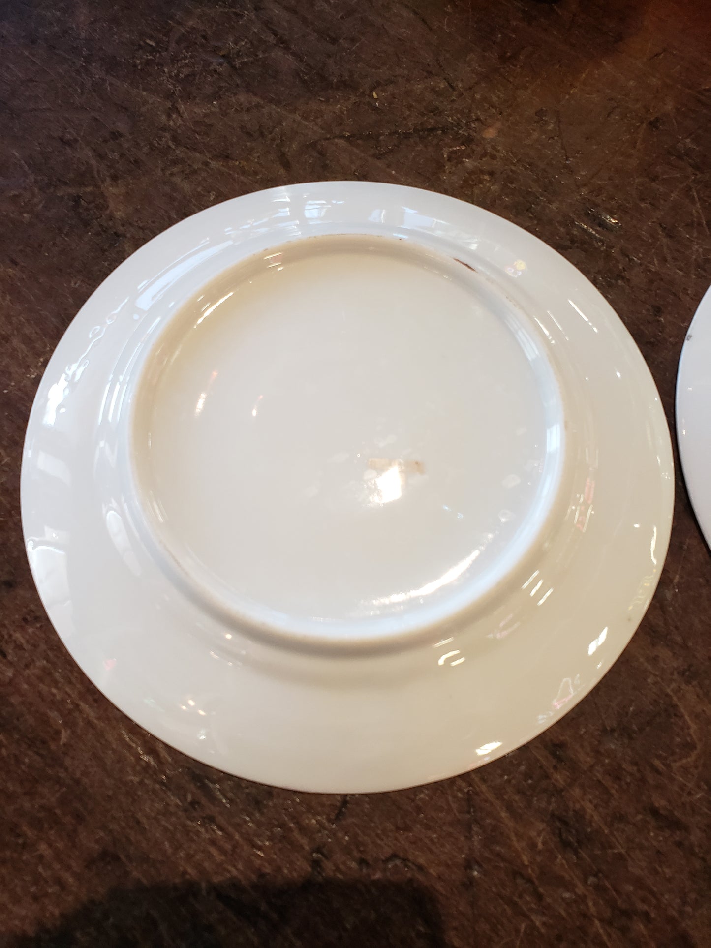 Set of 3 German China fruit themed plates.