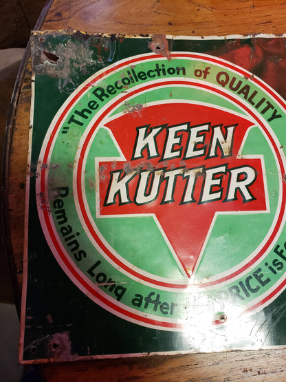 Keen Kutter vintage sign