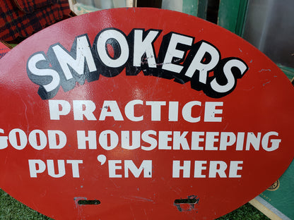 Vintage SMOKERS sign