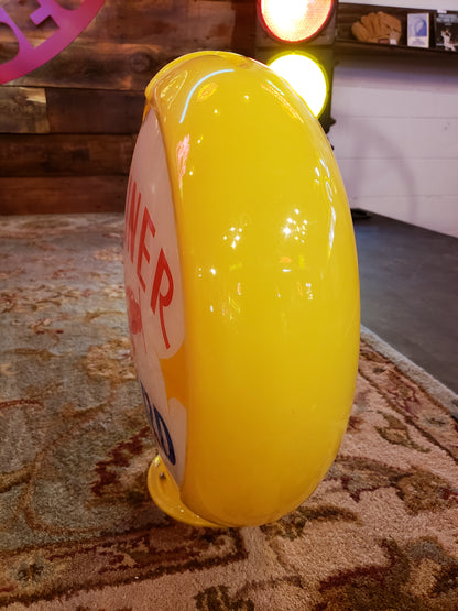 Airliner McCoard Gasoline Gas Pump Globe- Reproduction