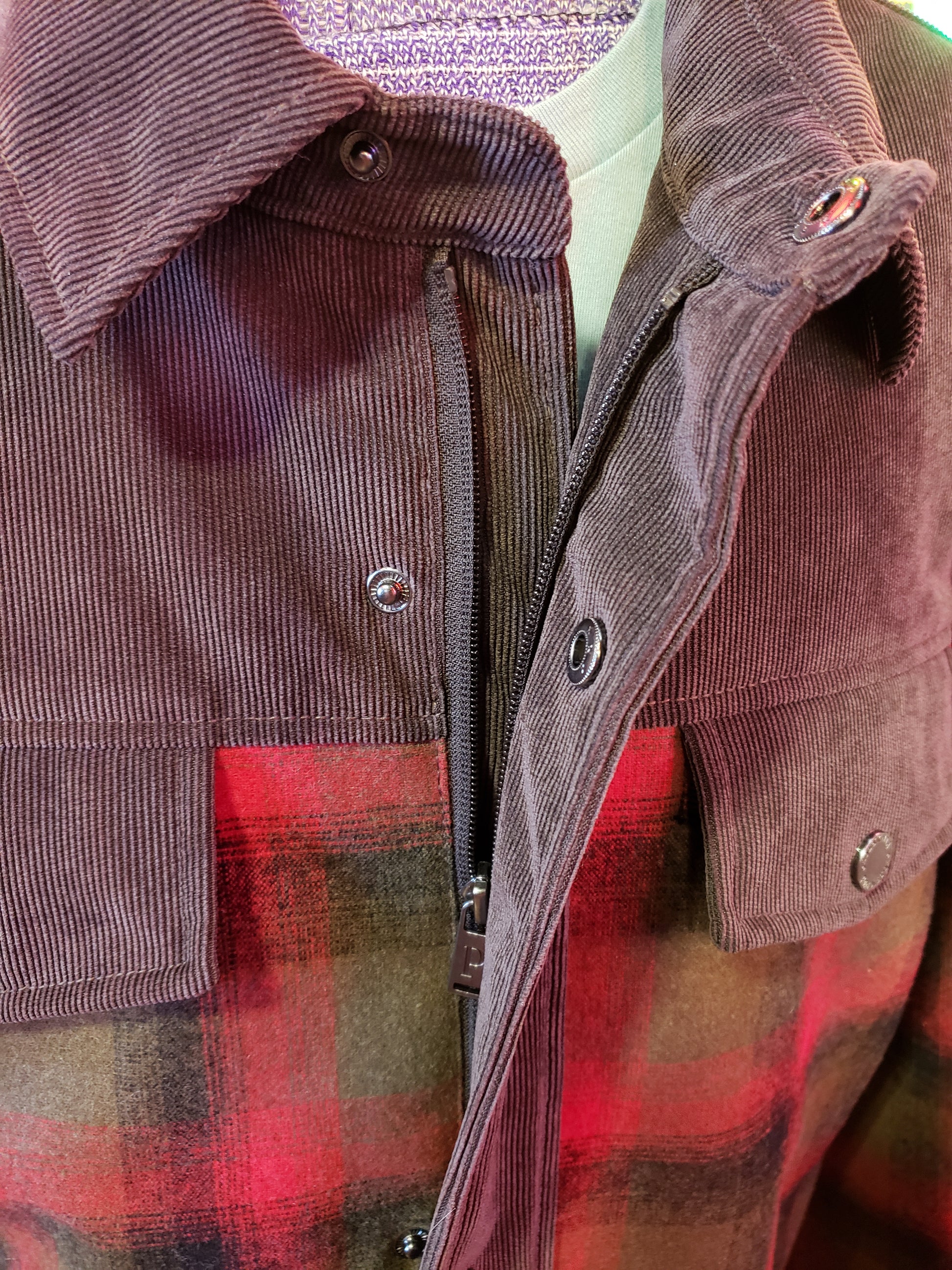 Pendleton Timberline Shirt Jacket in Red/ Olive Plaid – Frontier Relics