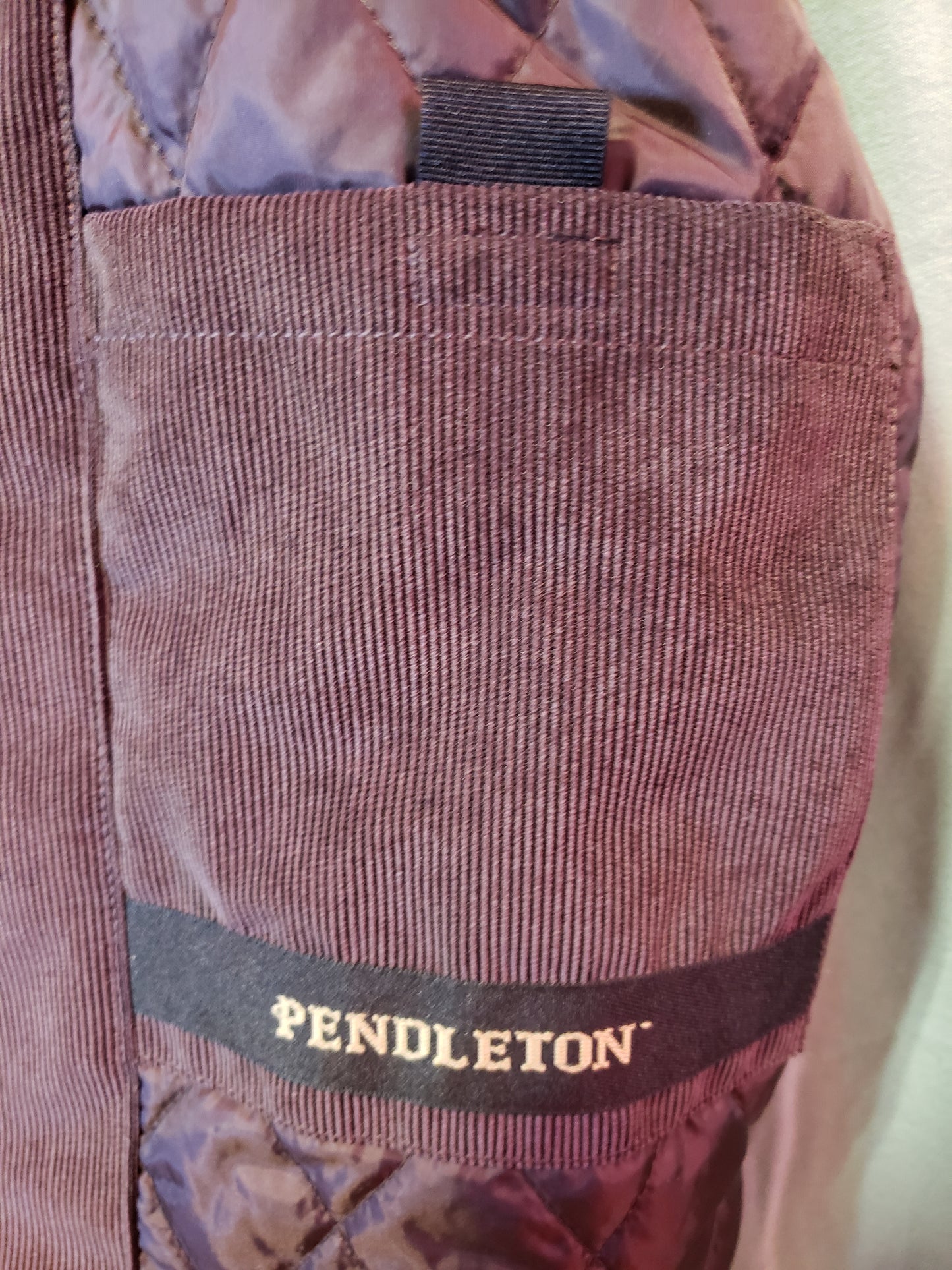 Pendleton Timberline Shirt Jacket in Red/ Olive Plaid