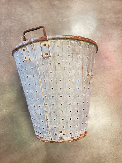 Vintage Olive Basket