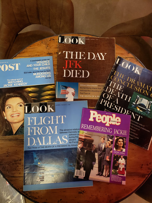 Set of 5 Magazines about  Jackie and JFK