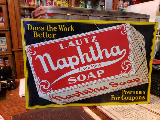 Naphtha Soap sign