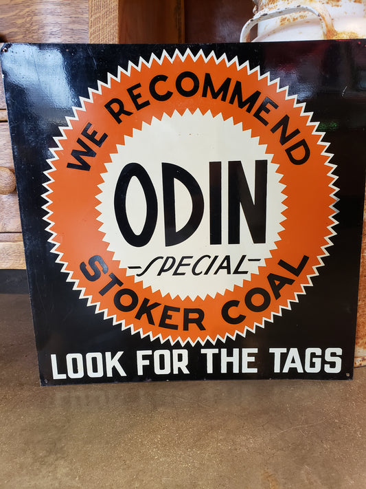ODIN Stoker Coal Sign