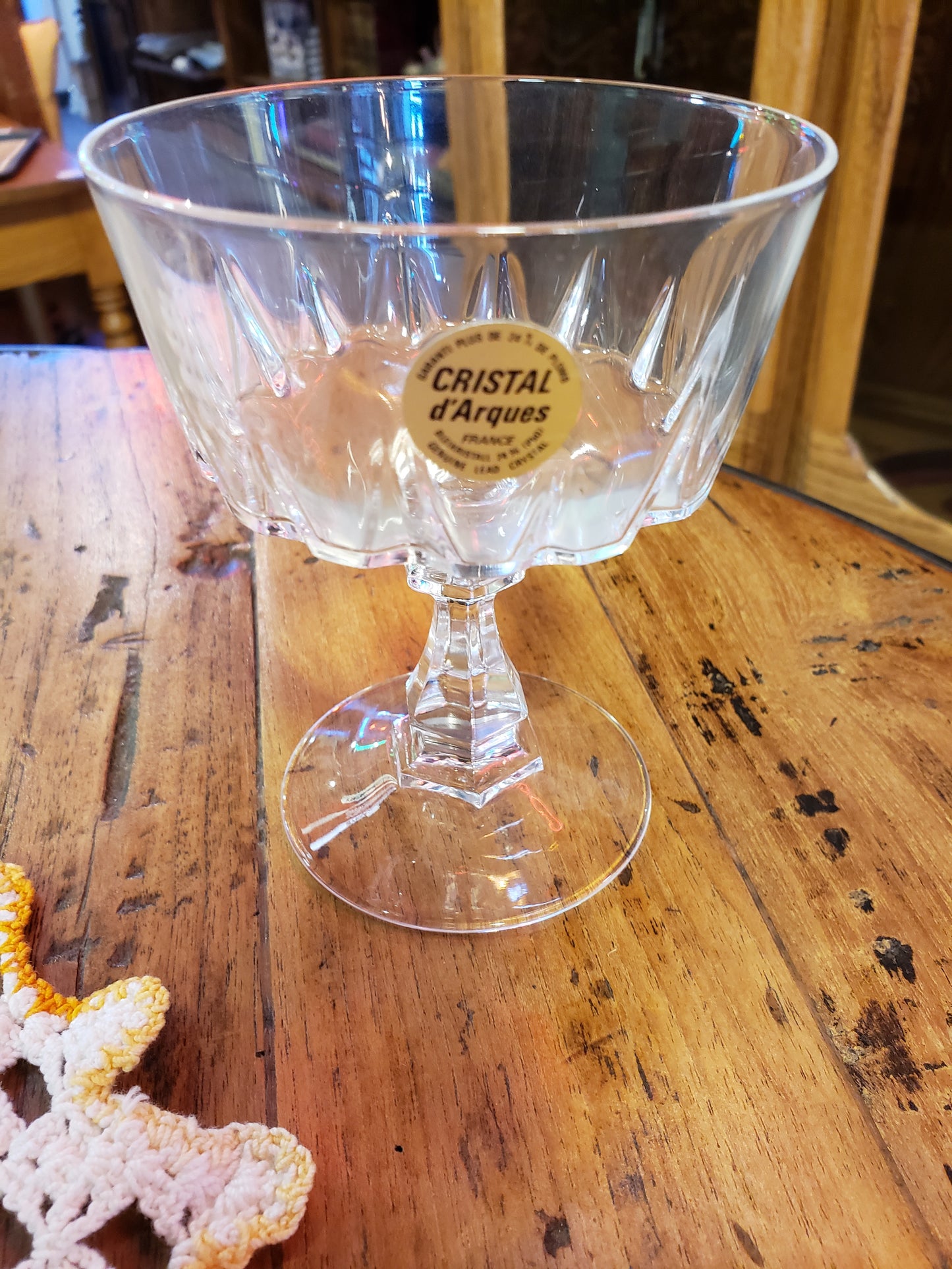 French Lead Crystal Sherbet Glasses (set of 4)