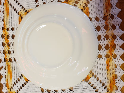 White vintage plate