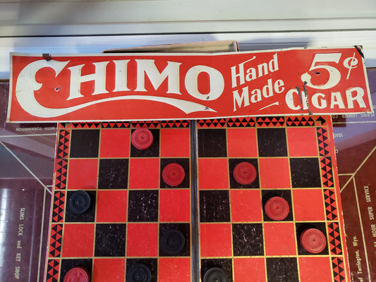 CHIMO Hand Made Cigar sign